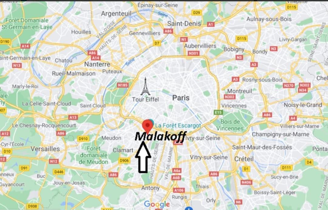 Charment Studio Proche Paris 15 Malakoff Extérieur photo
